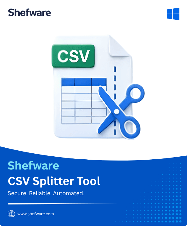 Shefware CSV Splitter Tool Interface