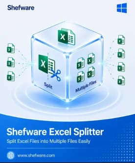 Shefware Excel Splitter Tool Interface