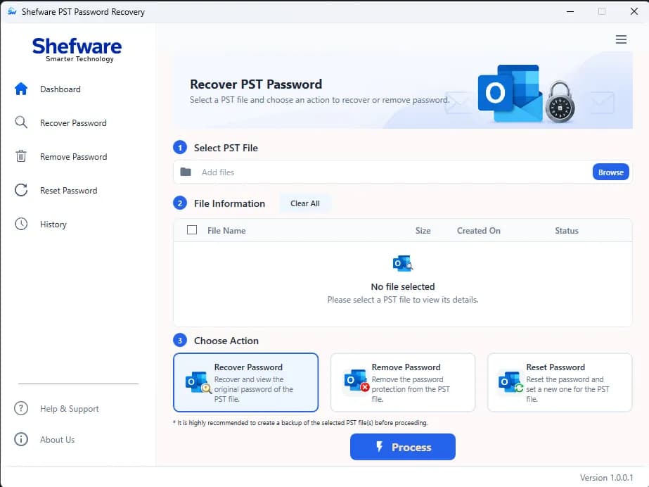 PST Password Recovery