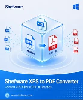 Shefware XPS to PDF Converter Interface