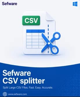 Shefware CSV Splitter Tool Interface