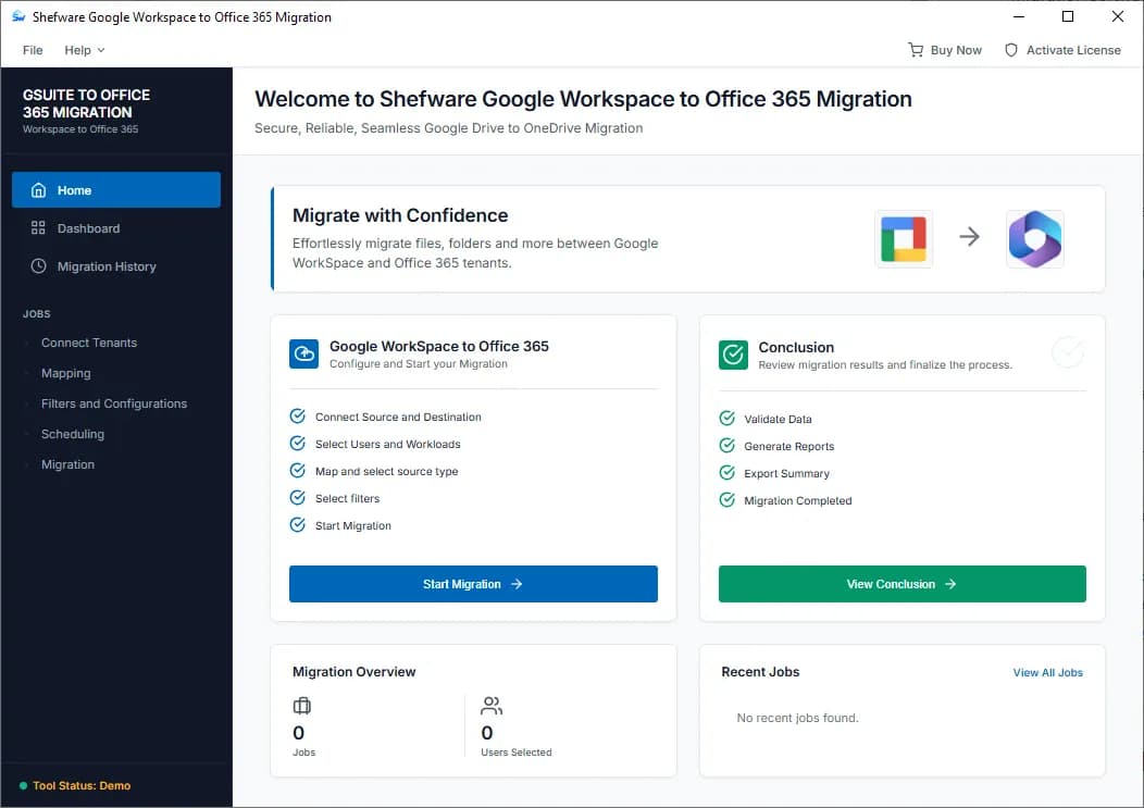 Google Workspace to Office 365 Migration