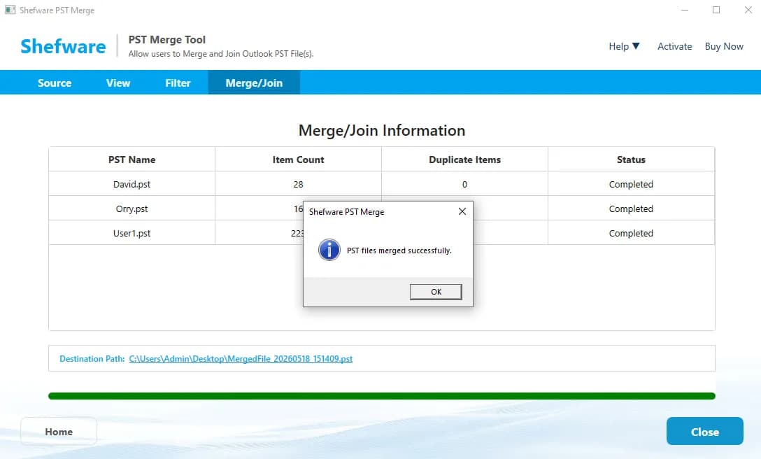 How Merge PST Works