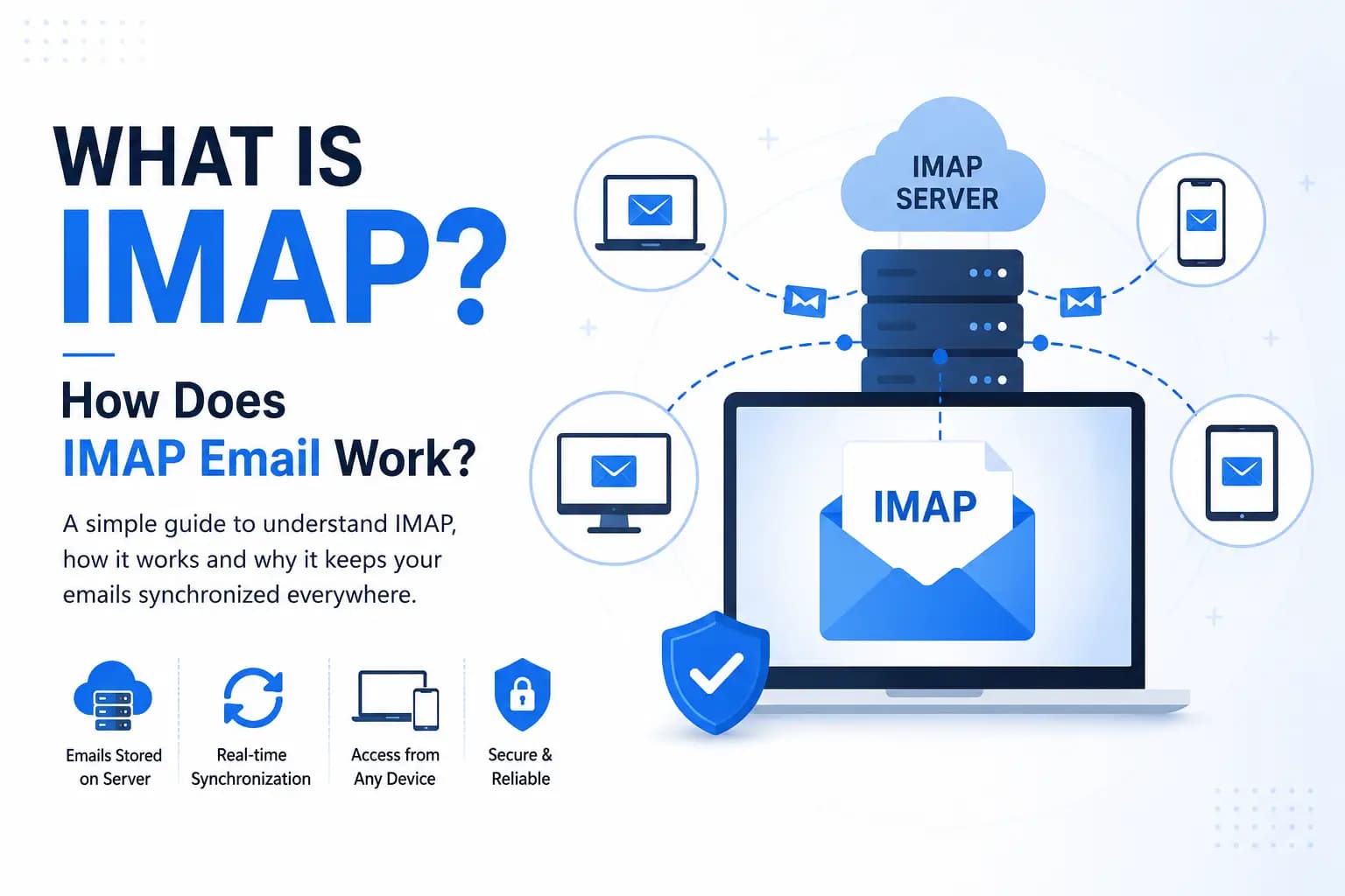 IMAP, IMAP email, IMAP protocol, what is IMAP  Secondary Keyword: imap vs pop3, email protocol, imap server, configure imap, outlook imap, gmail imap, office 365 imap, imap settings, email synchronization