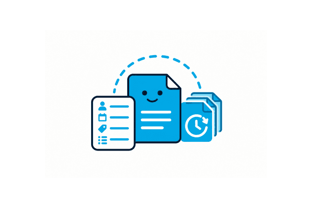 Metadata and version history