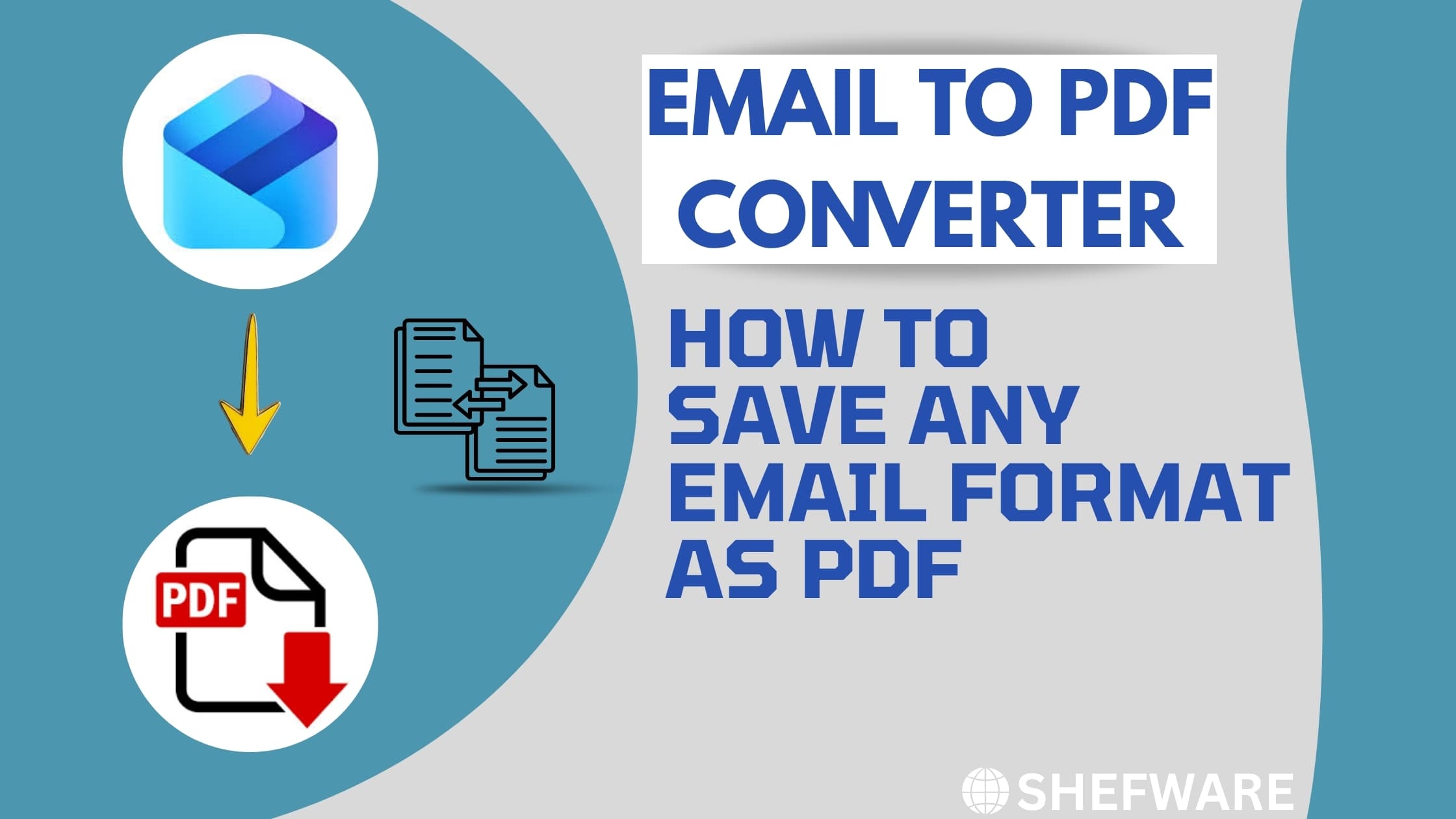 email to PDF converter,  convert email to PDF, save email as PDF, batch email to PDF. 