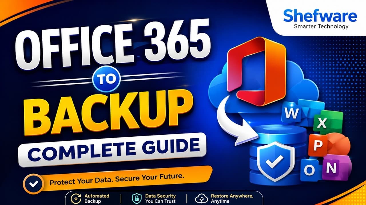 Shefware Office 365 Backup Tool Video Guide Video Thumbnail