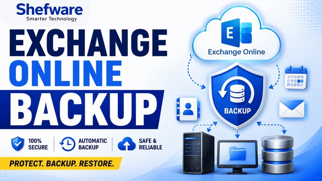 Shefware Exchange Online Backup Tool Video Guide Video Thumbnail
