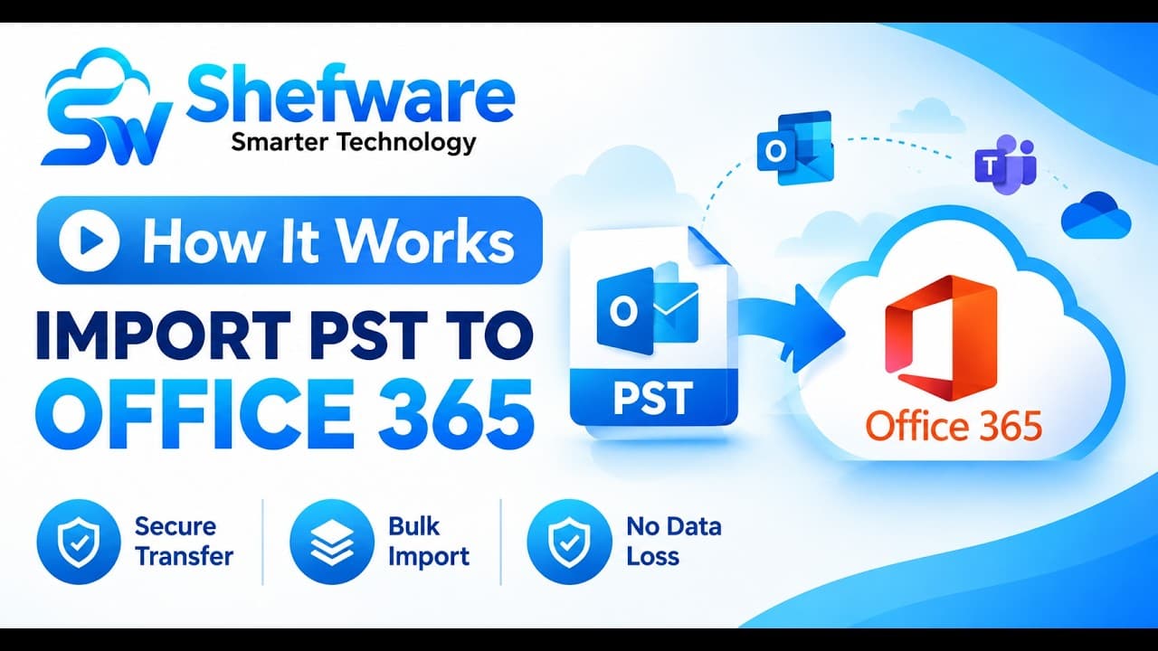 How to Import PST to Office 365 ? Video Thumbnail