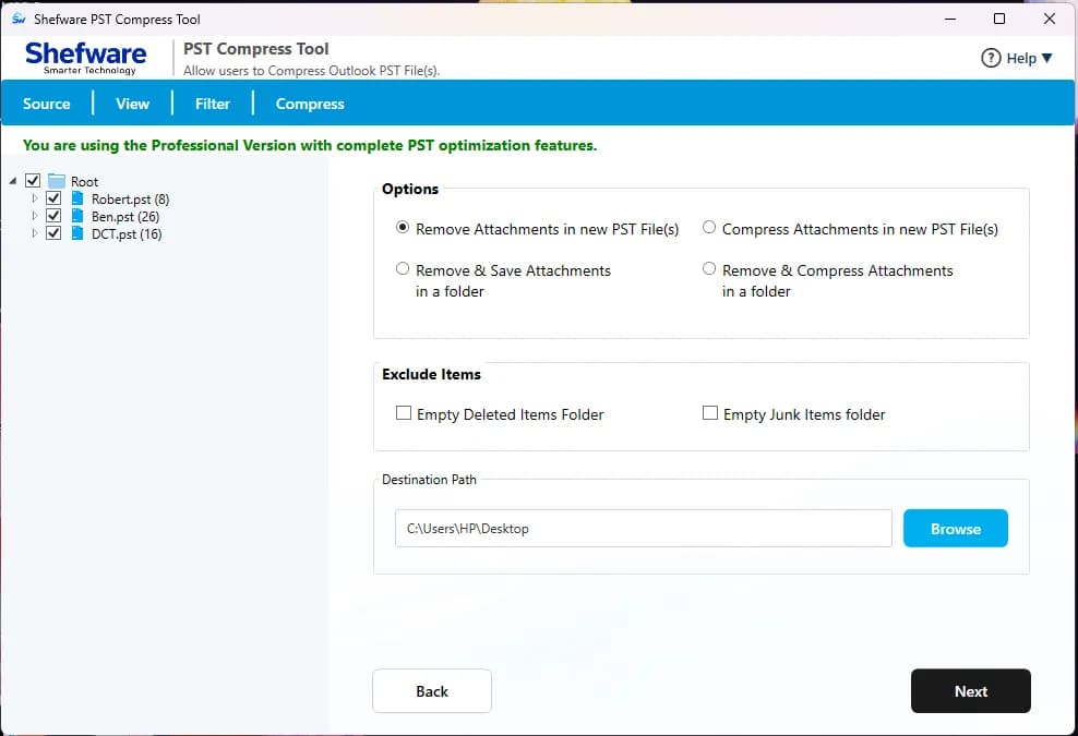 Remove and Compress Attachments