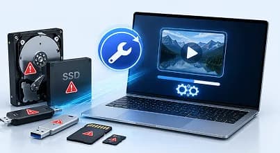 Fix Videos from Corrupted Storage Devices