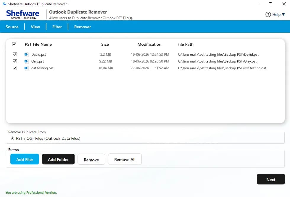 Outlook Duplicate Remover Highlights Part 1
