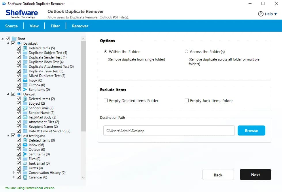 Outlook Duplicate Remover Highlights Part 2
