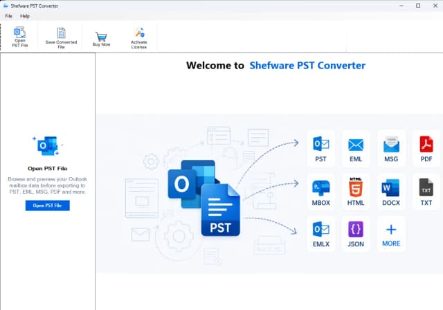 Shefware PST Converter