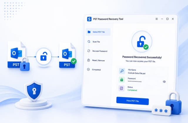 Shefware Outlook PST Password Recovery