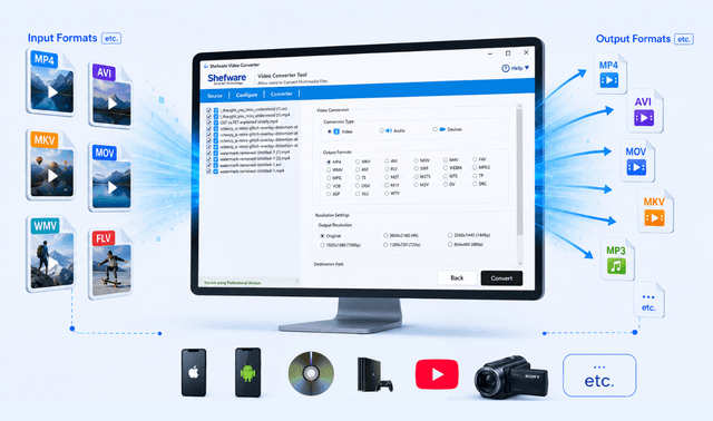 Shefware Video Converter
