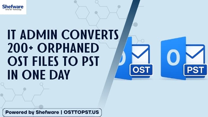 Batch Convert multiple OST files to PST